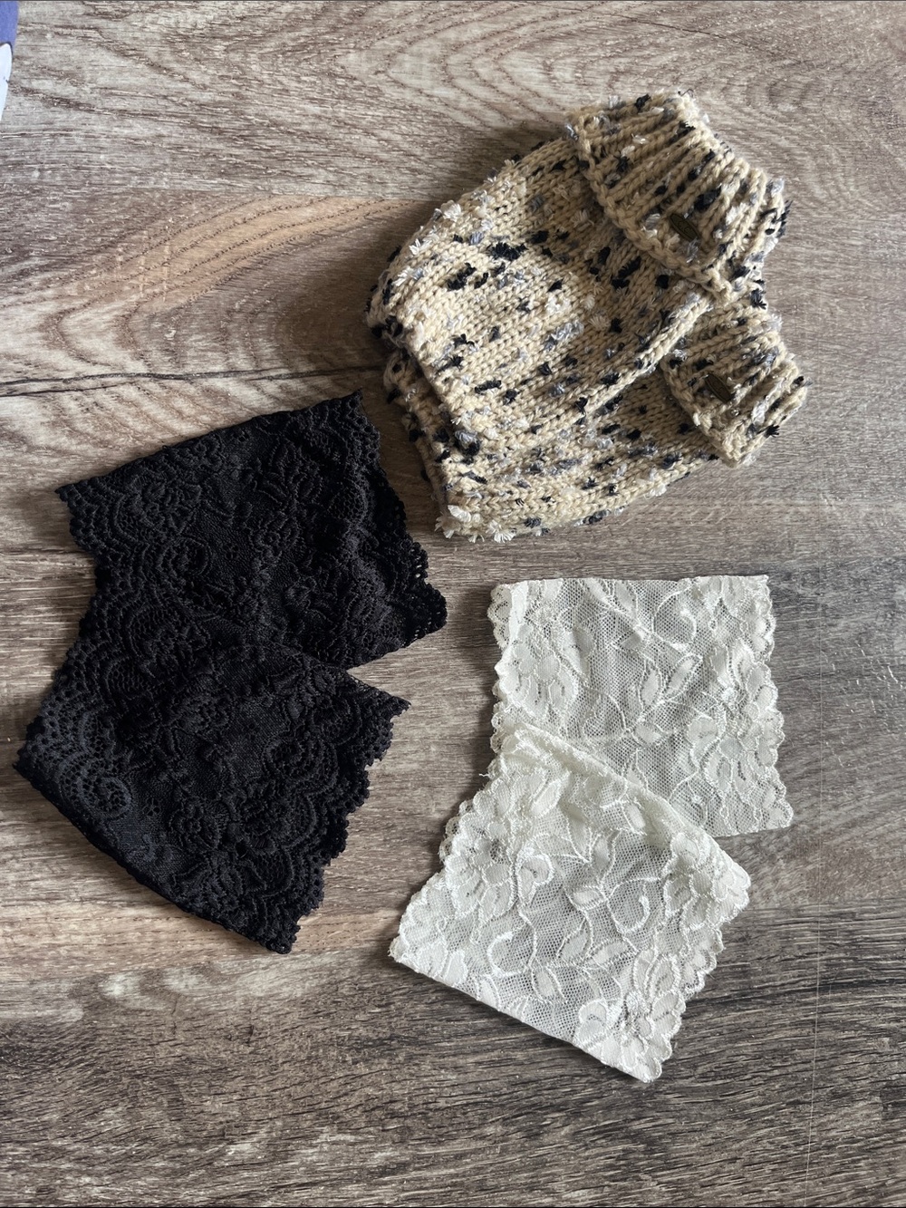 Sock boot toppers/ warm boot cuffs